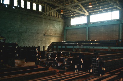 Steel tubing warehouse